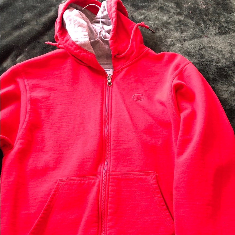 Red Champion Zip Up
